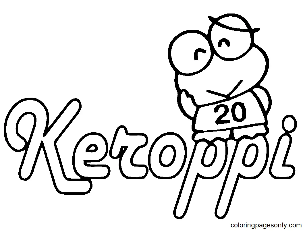 Desenhos de Keroppi Para Colorir 21