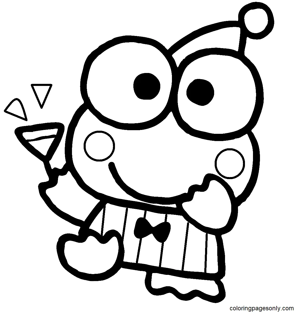 Desenhos de Keroppi Para Colorir 32