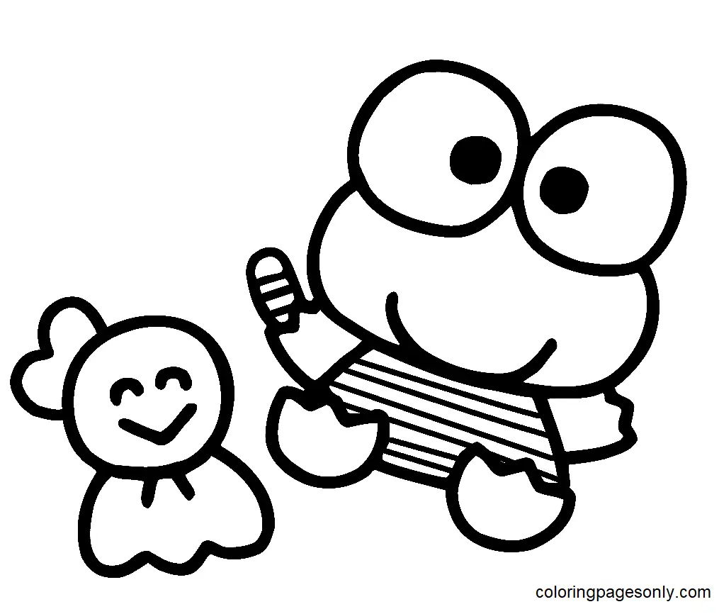 Desenhos de Keroppi Para Colorir 35