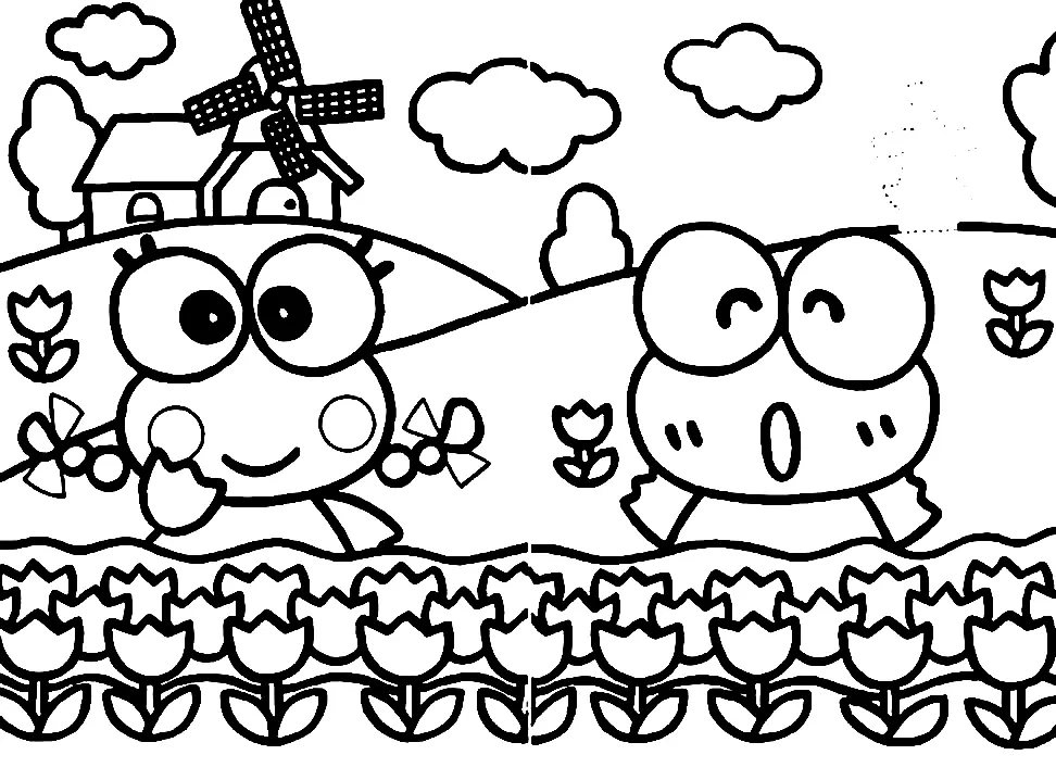 Desenhos de Keroppi Para Colorir 43