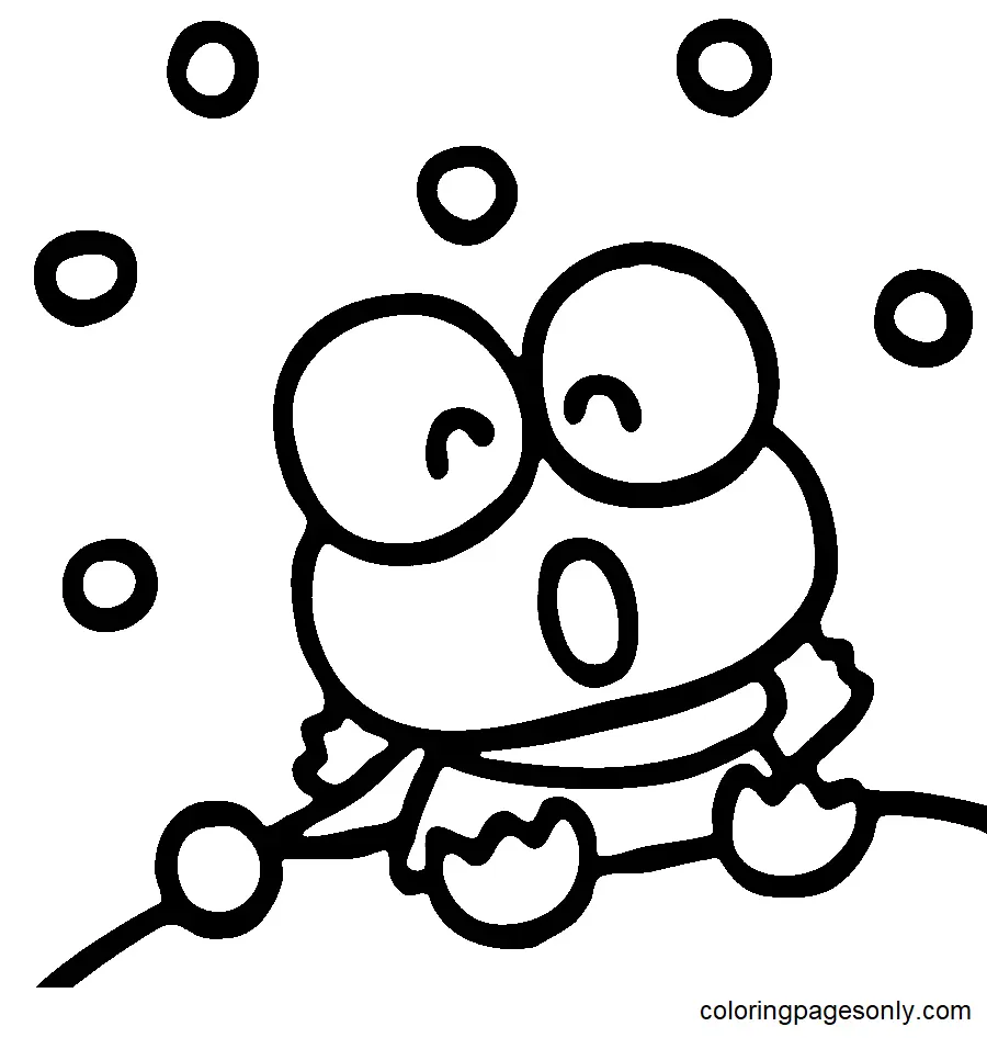 Desenhos de Keroppi Para Colorir 46