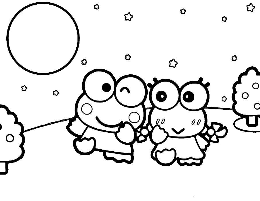 Desenhos de Keroppi Para Colorir 47