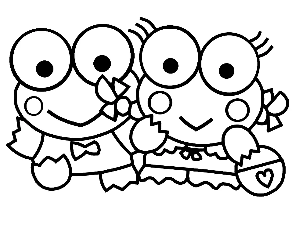 Desenhos de Keroppi Para Colorir 48