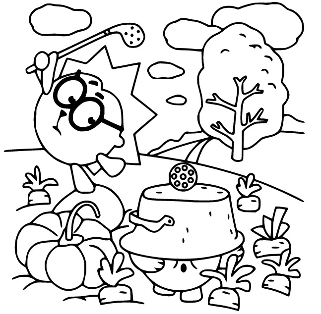 Desenhos de KikoRiki Para Colorir 29