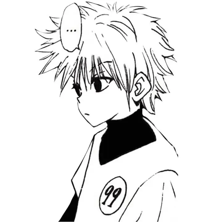 Desenhos de Killua Zoldyck Para Colorir 10