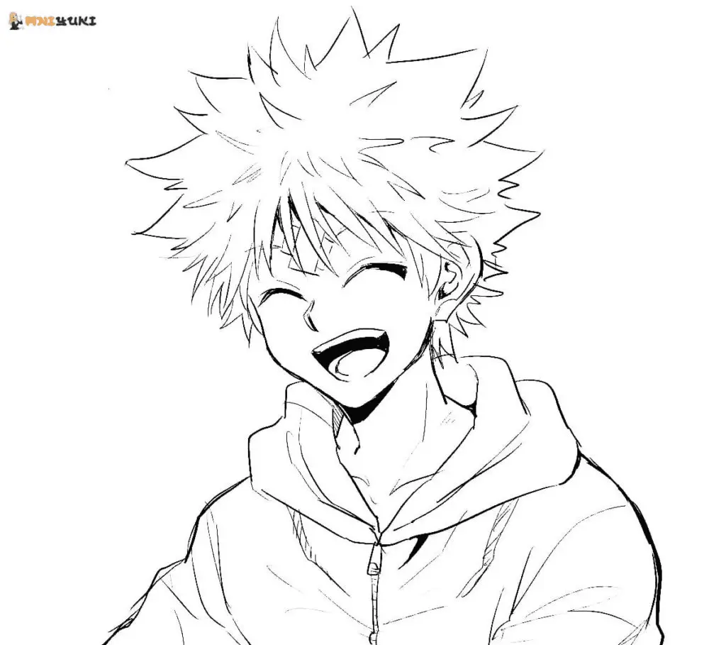 Desenhos de Killua Zoldyck Para Colorir 30