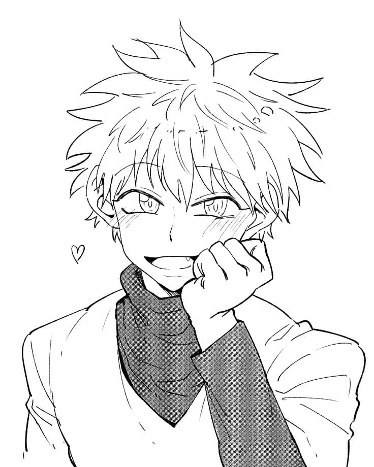 Desenhos de Killua Zoldyck Para Colorir 33