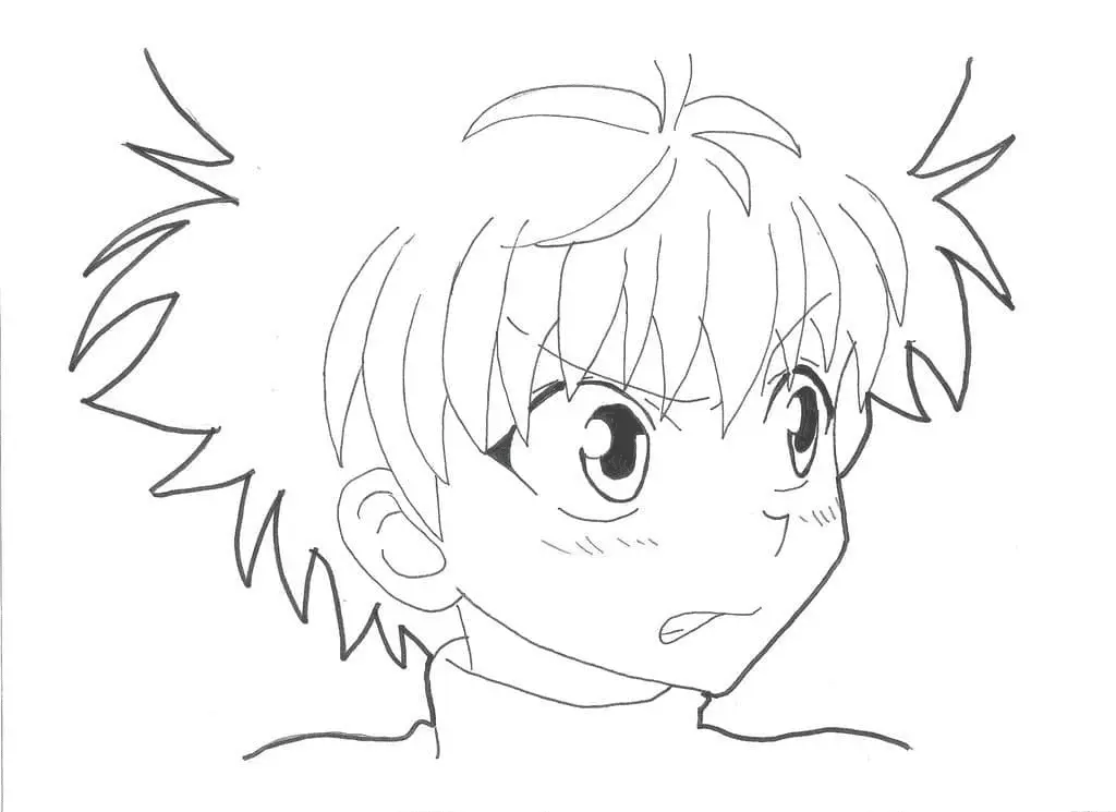 Desenhos de Killua Zoldyck Para Colorir 35