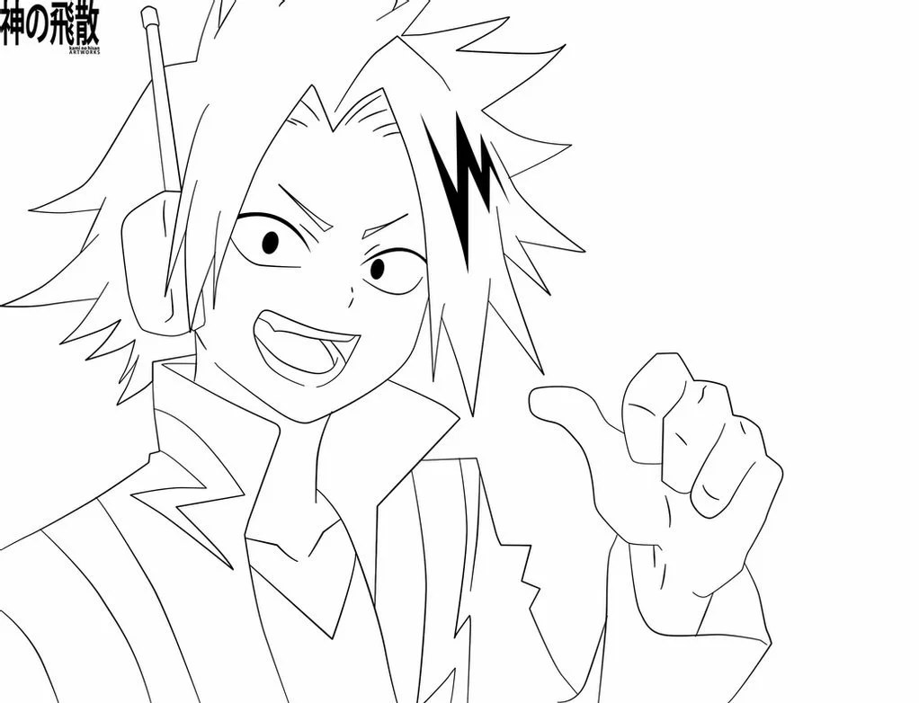 Desenhos de Kirishima Para Colorir 1