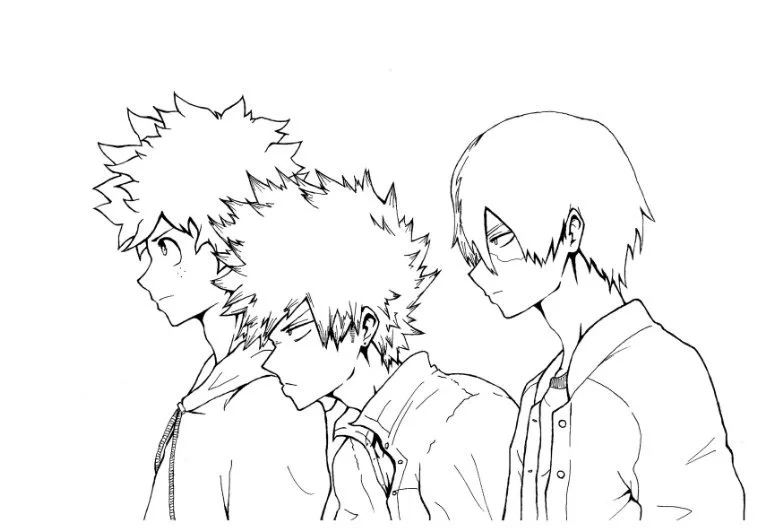 Desenhos de Kirishima Para Colorir 16