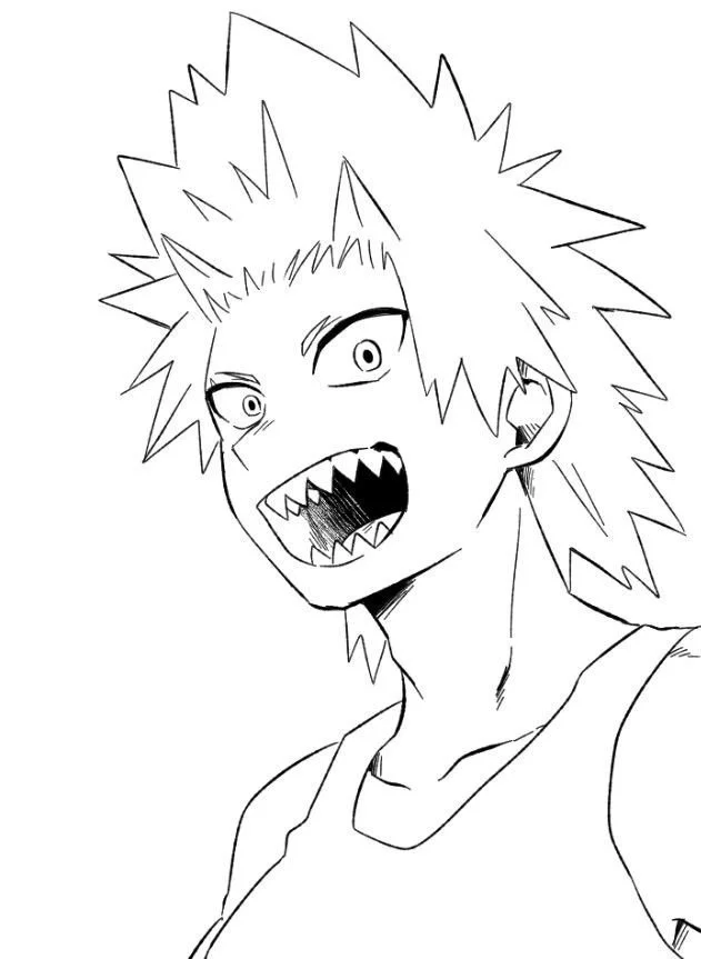 Desenhos de Kirishima Para Colorir 18