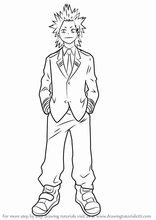 Desenhos de Kirishima Para Colorir 19