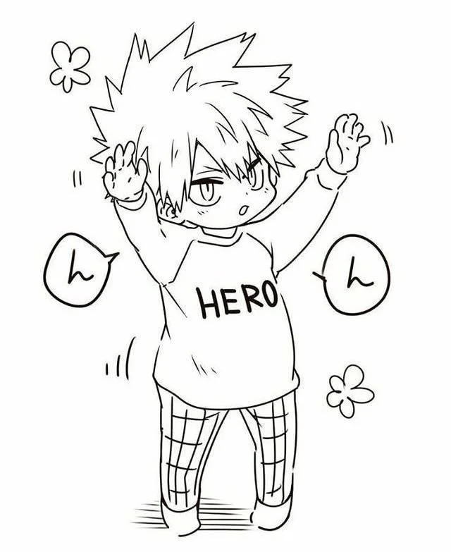 Desenhos de Kirishima Para Colorir 20