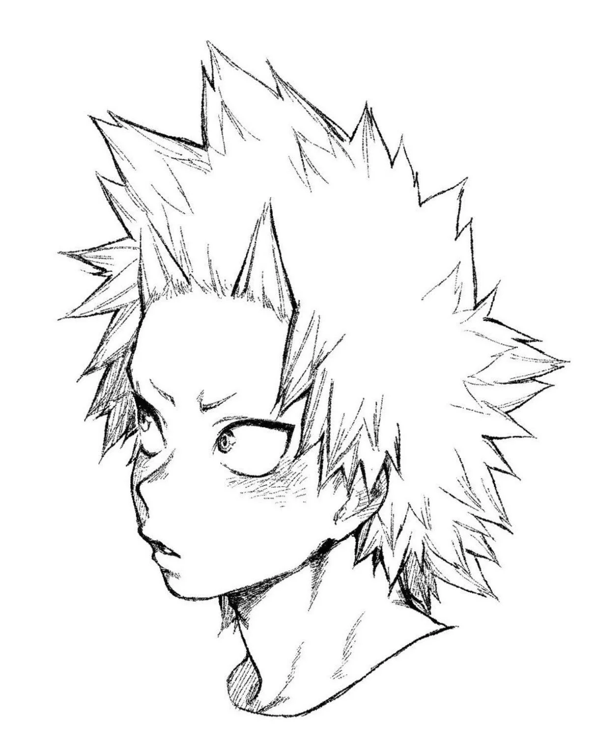 Desenhos de Kirishima Para Colorir 21