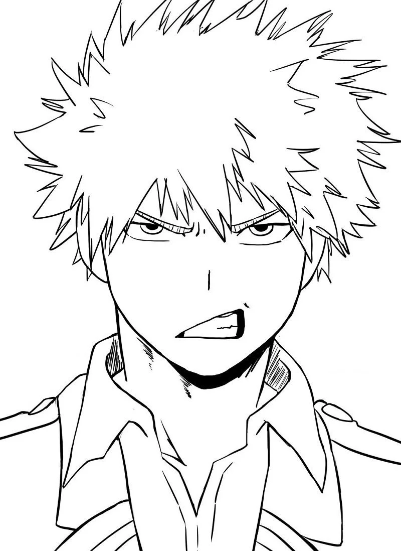 Desenhos de Kirishima Para Colorir 24