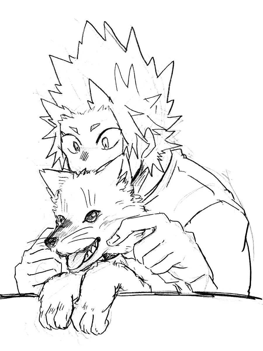 Desenhos de Kirishima Para Colorir 25