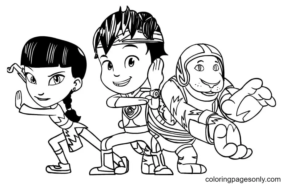 Desenhos de Kody Kapow Para Colorir