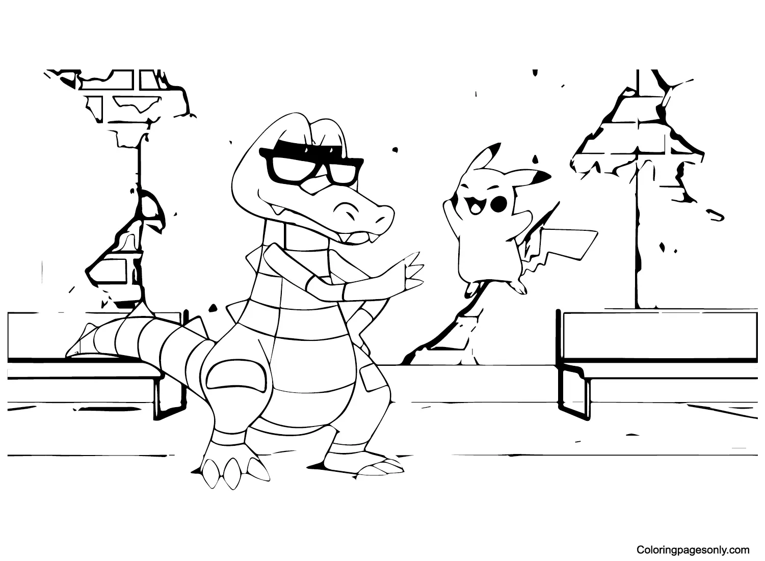 Desenhos de Krookodile Para Colorir 13