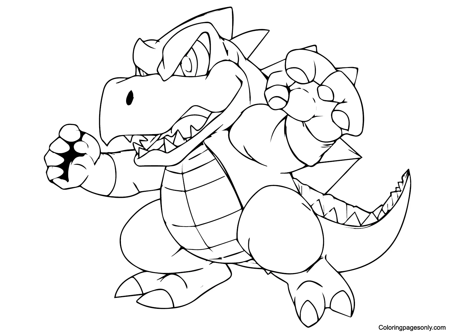 Desenhos de Krookodile Para Colorir 3