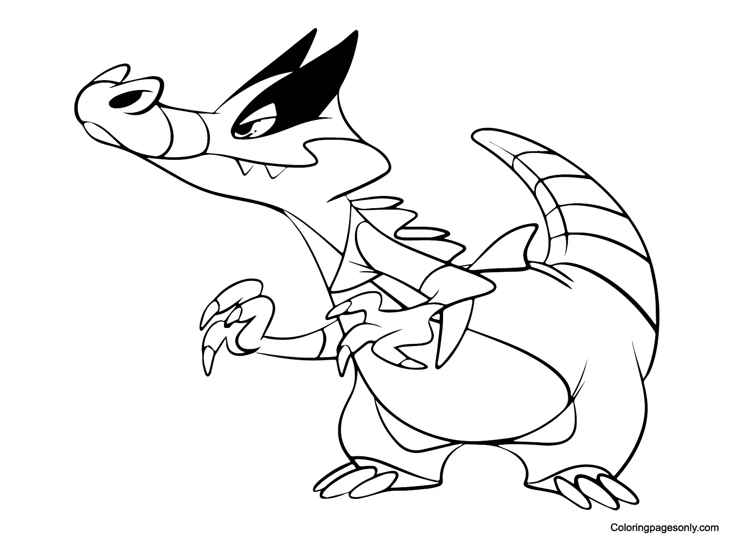 Desenhos de Krookodile Para Colorir 4