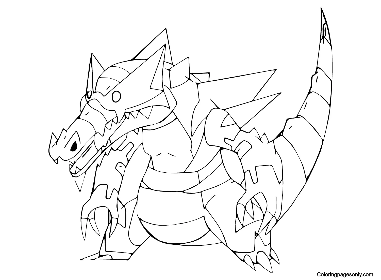 Desenhos de Krookodile Para Colorir 7