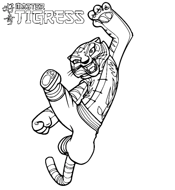 Desenhos de Kung Fu Panda Para Colorir 31