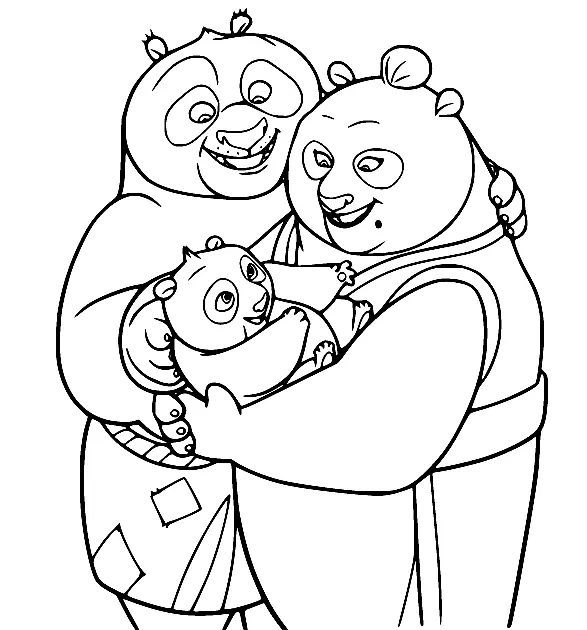 Desenhos de Kung Fu Panda Para Colorir 47