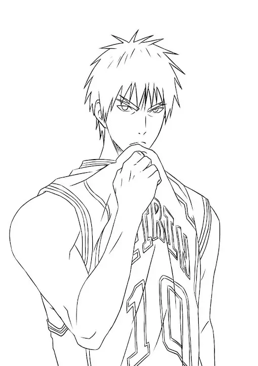 Desenhos de Kuroko No Basket Para Colorir 1