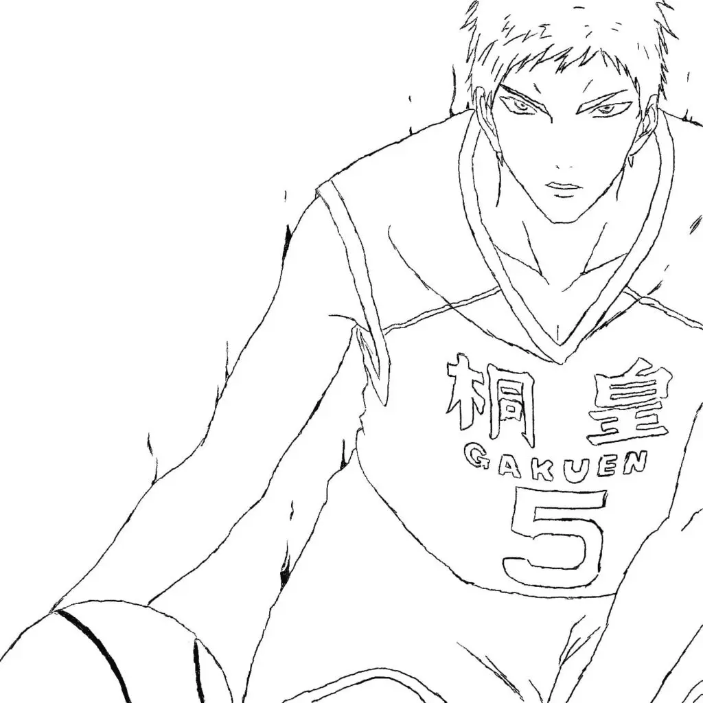 Desenhos de Kuroko No Basket Para Colorir 10