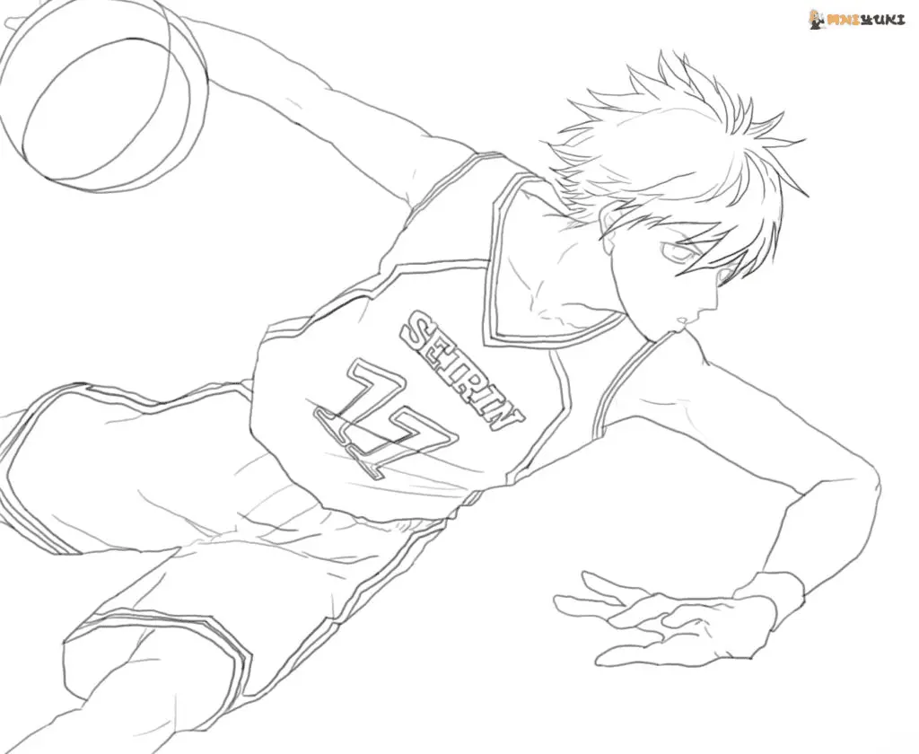 Desenhos de Kuroko No Basket Para Colorir 14