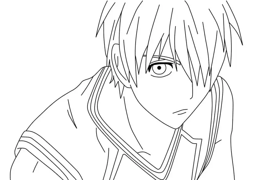 Desenhos de Kuroko No Basket Para Colorir 19