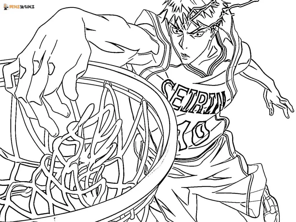 Desenhos de Kuroko No Basket Para Colorir 3