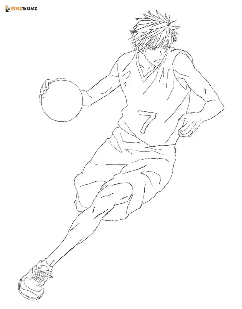 Desenhos de Kuroko No Basket Para Colorir 30