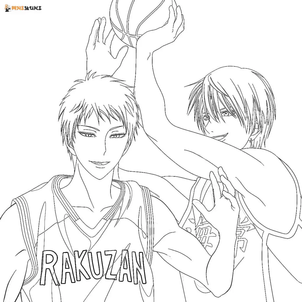 Desenhos de Kuroko No Basket Para Colorir 35