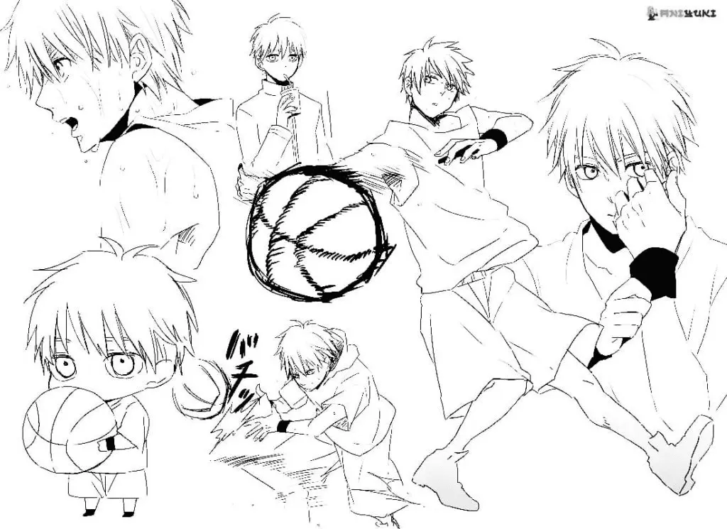 Desenhos de Kuroko No Basket Para Colorir 36