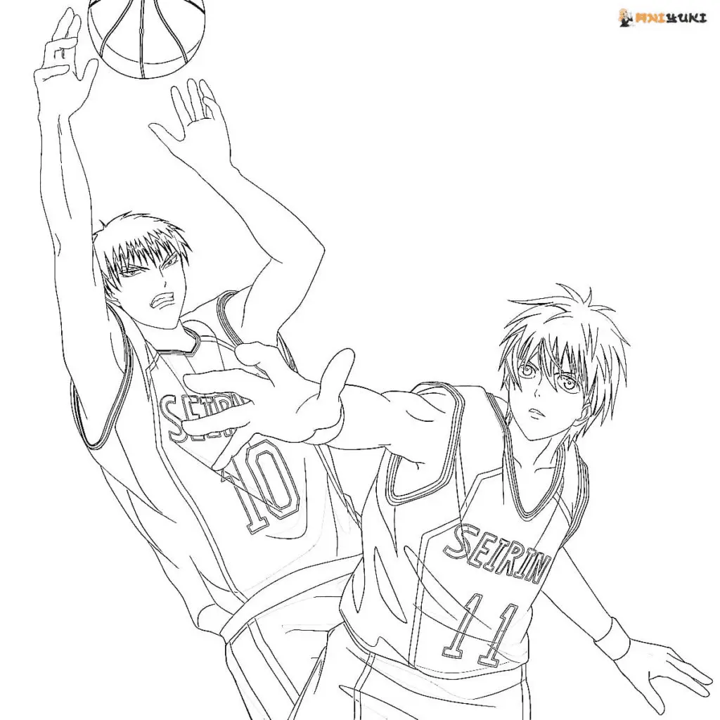 Desenhos de Kuroko No Basket Para Colorir 41