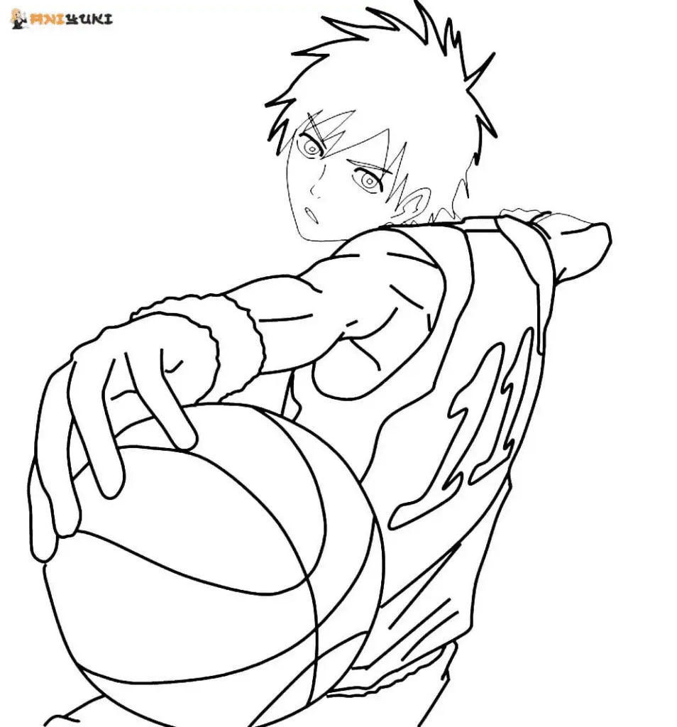 Desenhos de Kuroko No Basket Para Colorir 43