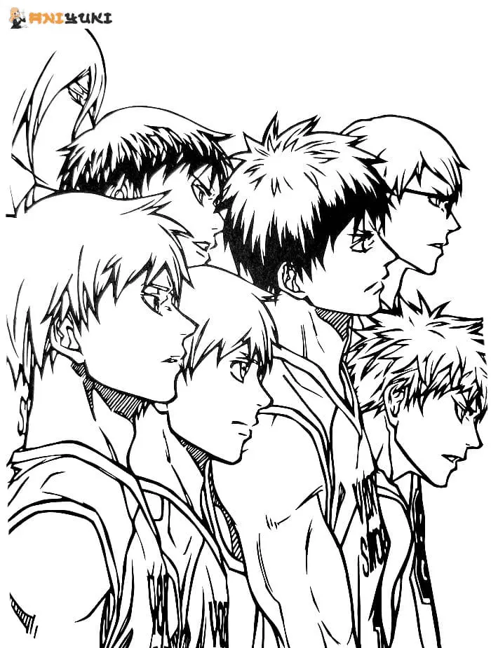 Desenhos de Kuroko No Basket Para Colorir 44