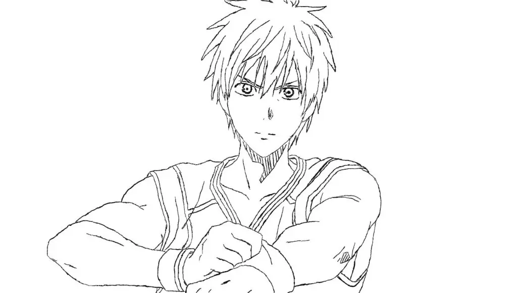 Desenhos de Kuroko No Basket Para Colorir 46