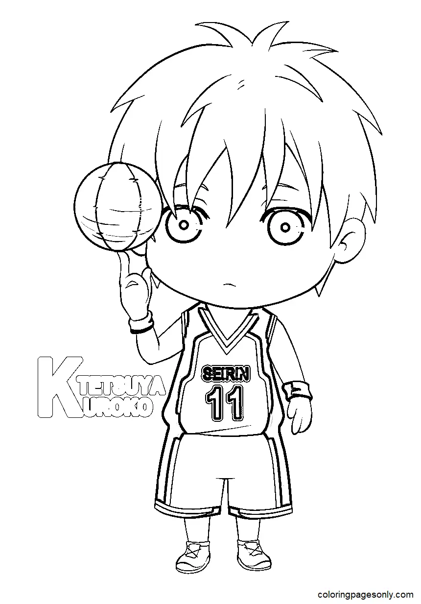 Desenhos de Kuroko No Basket Para Colorir 6