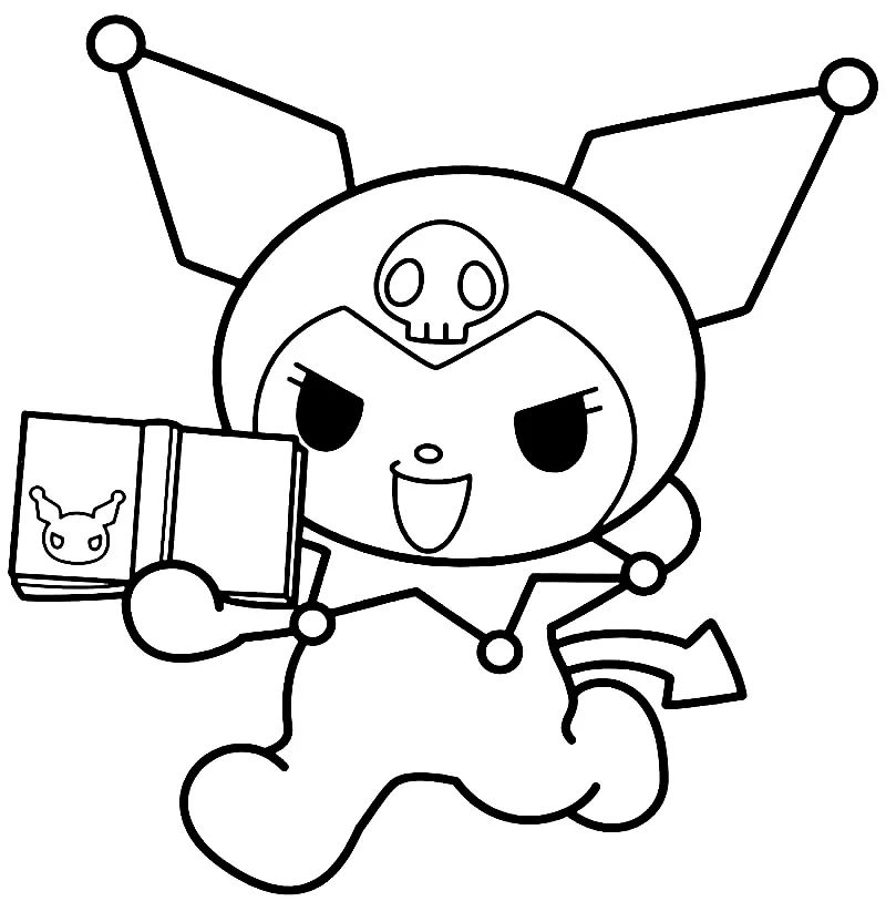 Desenhos de Kuromi Para Colorir 39