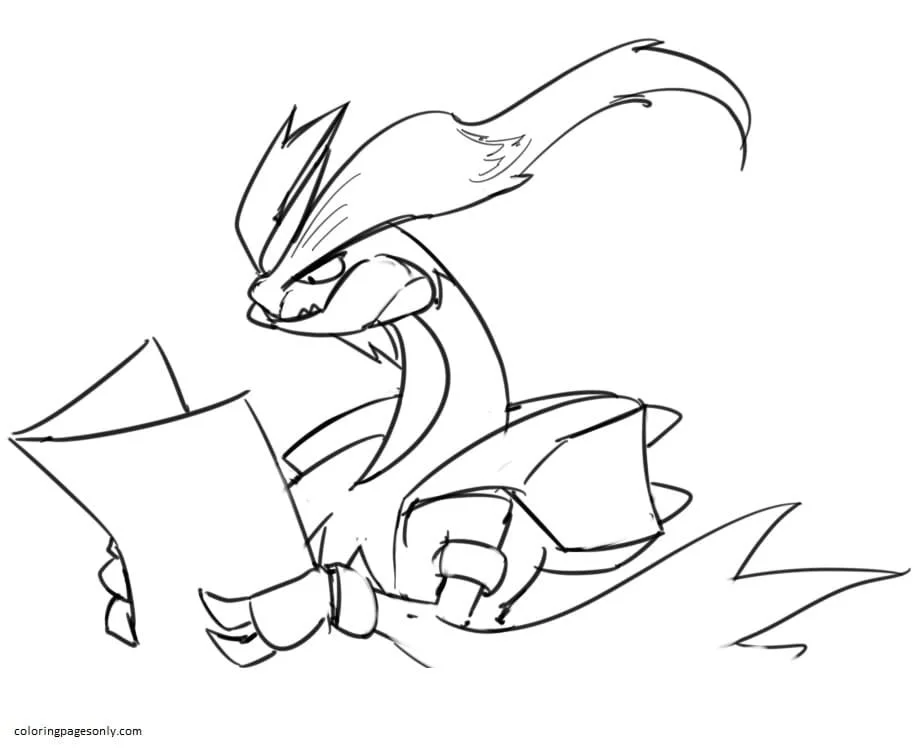 Desenhos de Kyurem Para Colorir 11