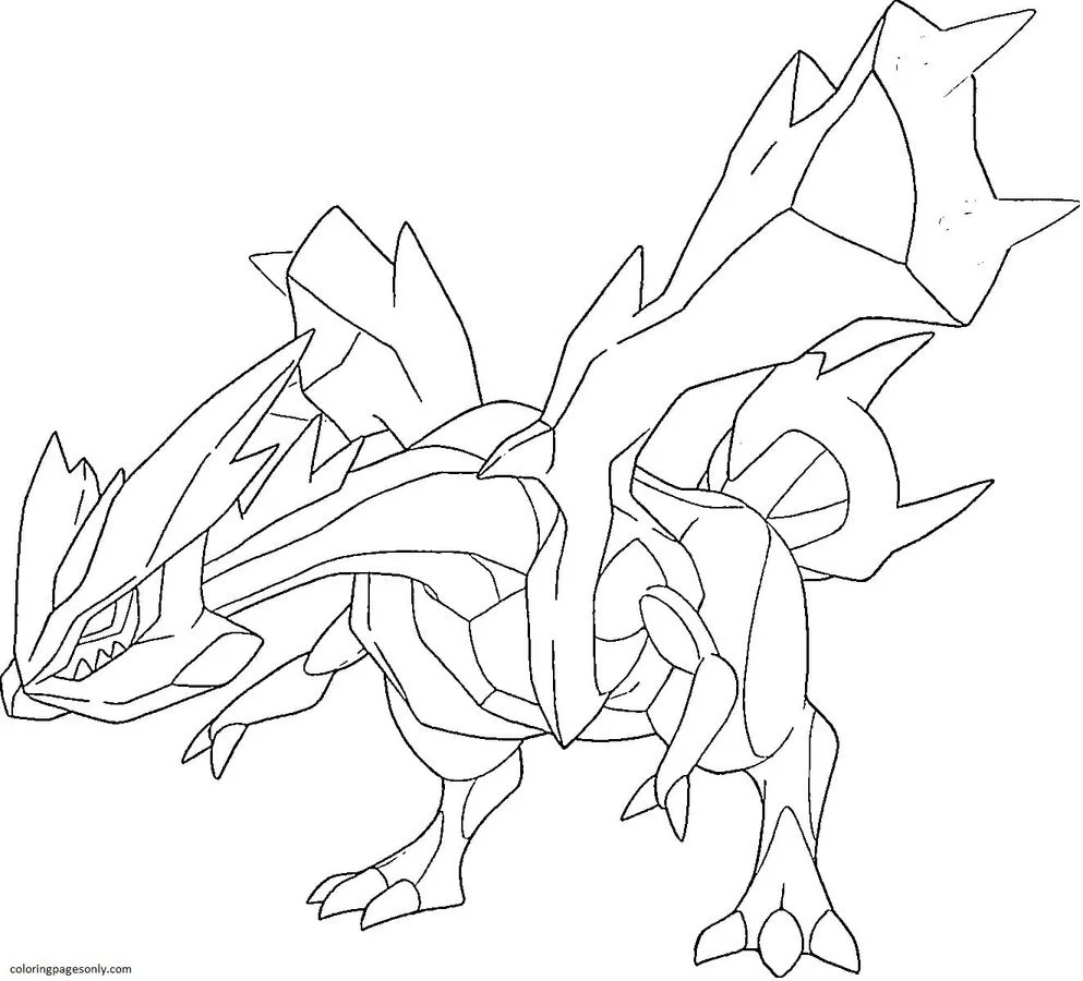 Desenhos de Kyurem Para Colorir 12