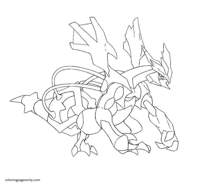 Desenhos de Kyurem Para Colorir 13