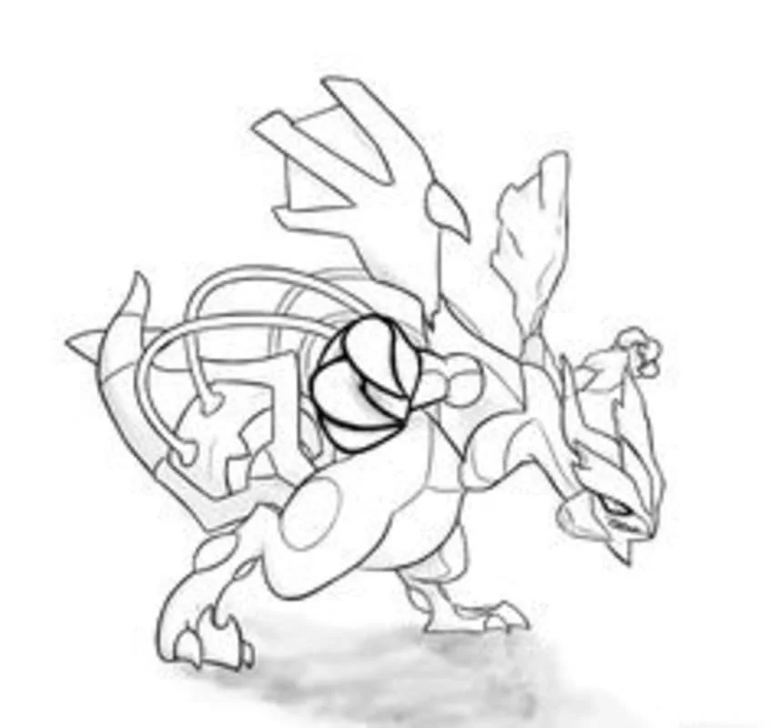 Desenhos de Kyurem Para Colorir 14