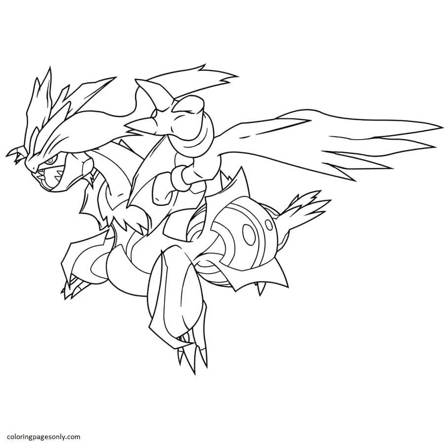 Desenhos de Kyurem Para Colorir 16