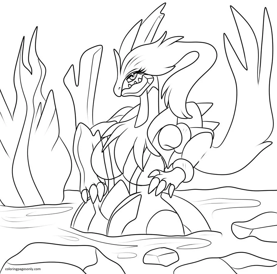 Desenhos de Kyurem Para Colorir 18