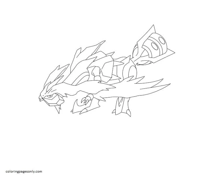 Desenhos de Kyurem Para Colorir 20