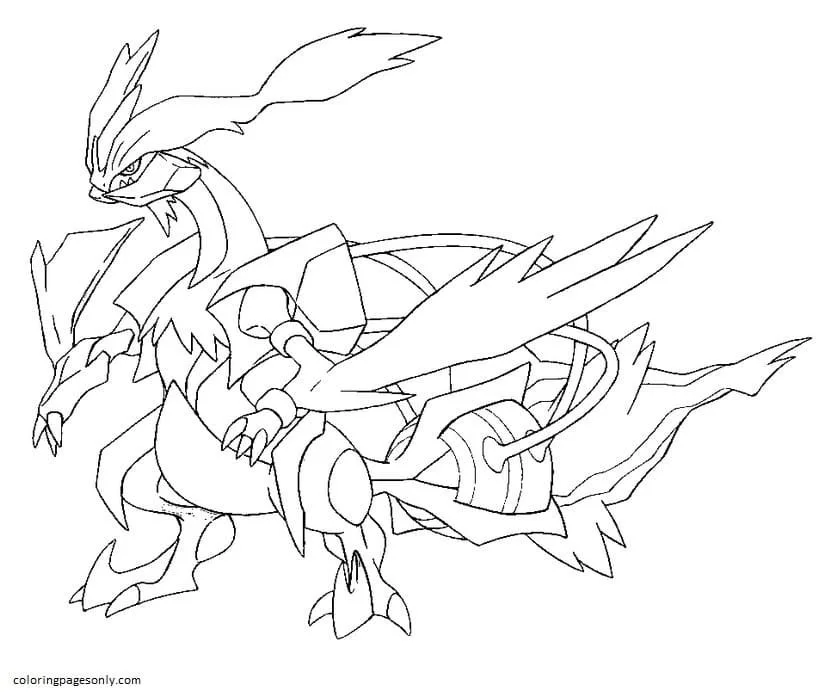 Desenhos de Kyurem Para Colorir 3