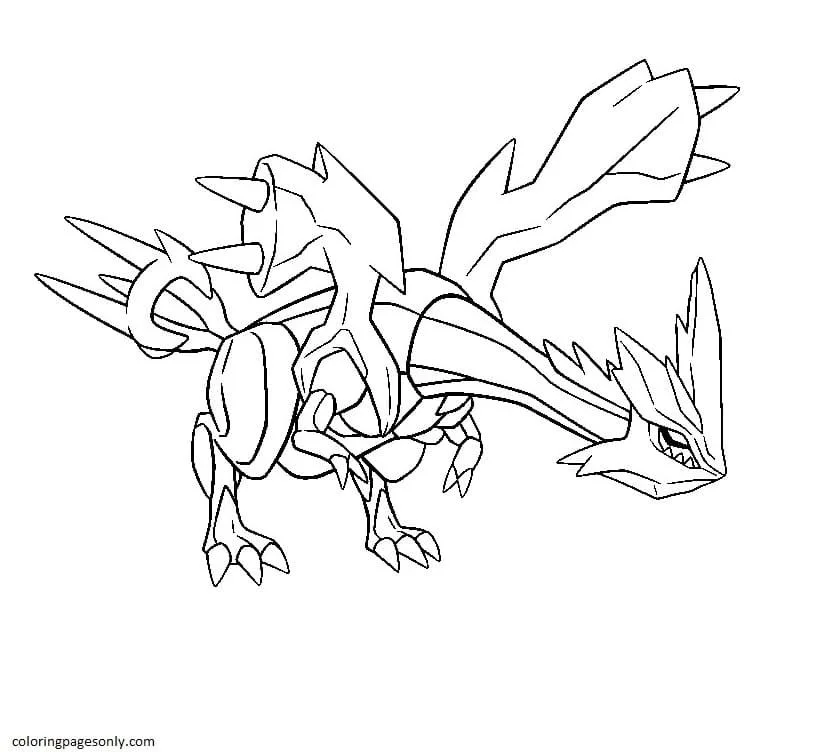 Desenhos de Kyurem Para Colorir 4